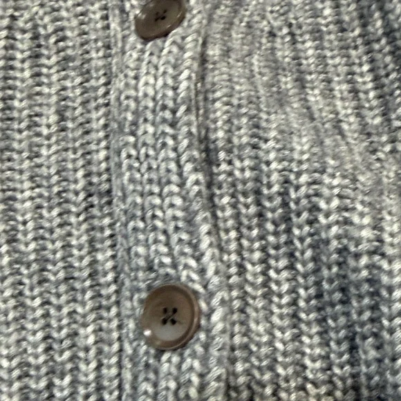 Banana Republic Gray Long Knit Cardigan Grandpa Sweater EUC S - Picture 8 of 8